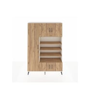 Arges Dolap 10 Raflı 5 Kapaklı 132x30x195 Aytaşı-Çam/Çam