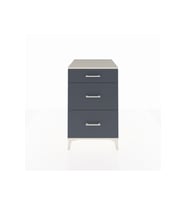 Kronos Komodin 3 Çekmeceli 60x59x96 Aytaşı-Antrasit