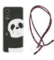 General Mobile GM 21 Pro GM 22 Pro Plus Kılıf Boyun Asklı Rasta Silikon Hello Panda 1709