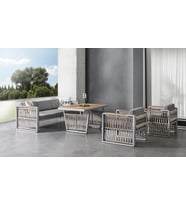 Argos Bahçe Balkon Oturma Grubu (Gri)