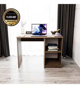 MATİLDA Çalışma masası raflı kapaksız modern tasarım