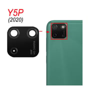 Tkgz Huawei Uyumlu Y5P Arka Kamera Camı Lens Yapışkanlı