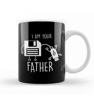 Cute & Funny USB Floppy Disk I Am Your Father Pun Kupa Bardak Porselen