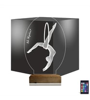 Luvivia Jimnastik Kişiye Özel 3D Lamba - Masa Gece Lambası