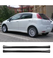 Fiat Punto Düz Yan Marşpiyel Seti Plastik 2 Adet Mat Siyah 2012 2013 2014 2015 2016 2017 2018 karlık+ek+bodykit