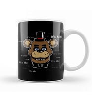 Five Nights At Freddy's It's Me Golden Freddy 03 Kupa Bardak Porselen