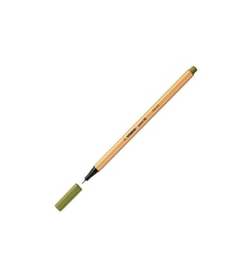 Stabilo 88 Fineliner 0.4 mm İnce Keçe Uçlu Keçeli Kalem Bataklık Yeşili 88/37 (10 Lu Paket) (Karışık)