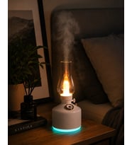 Vintage Aroma Difüzörü Nano Mist Led Işıklı Taşınabilir Nemlendirici