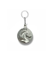 Troia Yuvarlak Figürlü Unisex Anahtarlık – Metal Tasarım