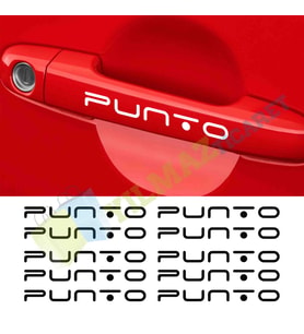 Fiat Punto Kapı Kolu Jant Sticker Arma Yapıştırma 10'lu Set (10 x 1,5 Cm)