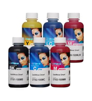 Süblimasyon Inktec Mürekkep Sublinova Epson 6x100ml Set 6 renk (Karışık)