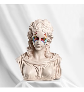 Hera 'Bone' Dekoratif Heykel, Pop Art Roma Yunan Heykelleri