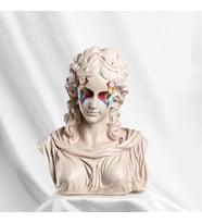 Hera 'Bone' Dekoratif Heykel, Pop Art Roma Yunan Heykelleri