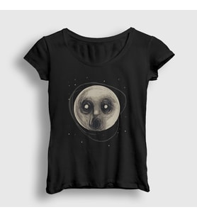 Presmono Kadın Siyah Raven Steven Wilson Porcupine Tree T-Shirt 529418tt