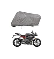 Triumph Street Triple Bağlantı Tokalı  Uyumlu SolarBlock Prime Motosiklet Brandası Örtüsü (Siyah)