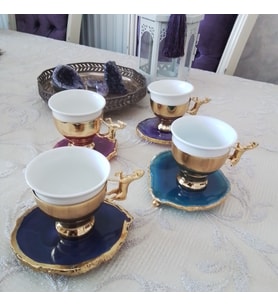 Doğaltaş 4 lü fincan takımı