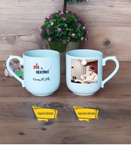 Diş Hekimi Kupa Bardak Oval Fotoğraflı Diş Hekimine Diş Hekimleri Günü Hediyesi