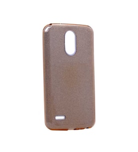 LG Stylus 3 Uyumlu Kılıf Zore Shining Silikon (Gold)