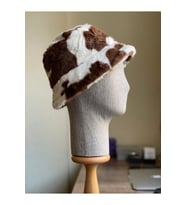 Unisex Kova Model Balıkçı Renkli Desenli Bucket Hat Peluş Şapka