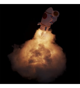 Kendin Yap Uçan Astronot Tasarımlı Gece Lambası