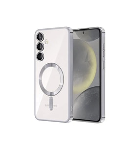 Newface Samsung Galaxy S23 Plus Kılıf Kross Magneticsafe Kapak - Gümüş