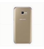 Galaxy A5(2017) ile Uyumlu Clear View Cover Kılıf Altın EF-ZA520CFEGWW