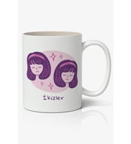 İkizler Burcu Baskılı Kupa Bardak 2- Baskılı Kahve Kupa Bardak