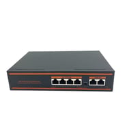 OJC ND1P402LF 4 PORT POE + 10-100 MBPS 2 PORT 10-100 UPLINK SWITCH 78W (Siyah)