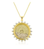 Gümüş Gold Esmaül Hüsna Bayan Kolye