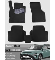 Hyundai Bayon (2021-2025) Uyumlu EVA Paspas Tam Set – Araca Özel Tasarım, Su Geçirmez,Kolay Montaj