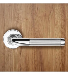 Kapı Kolu Rozetli Saten Krom 203l Wc