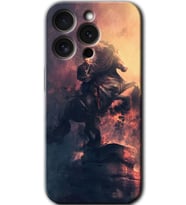 iPhone 15 Pro Uyumlu Kılıf HD Desen Baskılı Arka Kapak - Atatürk Portre