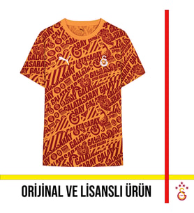 Galatasaray Lisanslı Puma Sarı - Kırmızı Culture T-Shirt 78291706