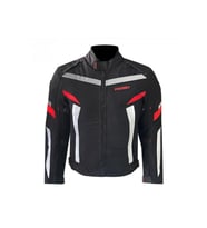 Motosiklet Montu 4 Mevsim Full Koruma Özel Oxford 600-D Kumaş Motor Mont Kırmızı