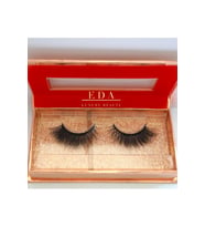 EDA LUXURY BEAUTY Takma Kirpik Lüks 3d Vegan Mink Uzun Hacimli Yoğun Çekik Cat Eye Göz Makyajı Faux False Eyelashes E1100