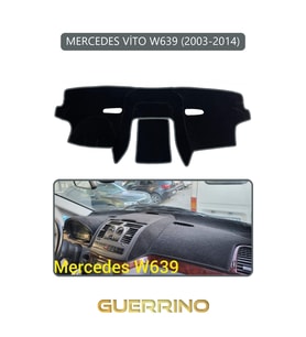 MERCEDES VİTO W639 2003-2014TORPİDO KORUMA HALISI GRİ KENAR