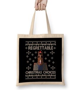 BoJack Horseman Regrettable Christmas Choices Bez Çanta Uzun Saplı