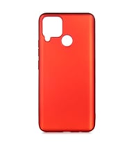 Lexroo Realme C25 Kılıf Premier Silikon Kılıf - Kırmızı