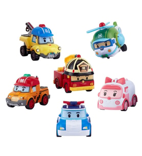 POLI ZR-914 Robocar Poli Gogo Rescue Deluxe 6 Lı Set -