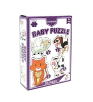 LC7224 Laço Kids Baby Puzzle - Hayvanlar / 2+3+4+5 Parça Puzzle / +1 yaş