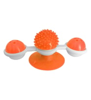Vantuzlu Fırıldak Toplu Dönen Kedi Oyuncağı 8 cm-18 cm Tcu