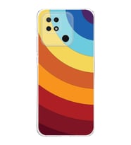 Redmi 10c  Kamera korumalı Kapak Renk Cümbüşü Tasarımlı  Şeffaf Kılıf