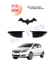 Opel Corsa D Yarasa Batman Ayna Kapağı 2006 2014 (Siyah)