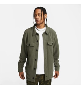 Nike Sportswear Spu Sherpa Oversize kalıp Erkek Haki Ceket