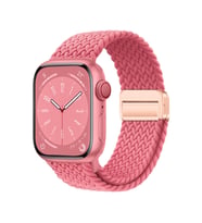 Apple Watch 10 46mm Uyumlu Zore KRD-134 Örgü Tasarımlı Hasır Kordon Strap Kayış