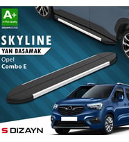 Opel Combo E Kısa Şase Skyline Aluminyum Yan Basamak 203 Cm 2018 Üzeri A+ Kalite