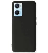 Newface Oppo A96 Kılıf First Silikon - Siyah