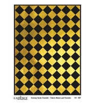 Cadence Altın Varak Kumaş Transfer 30x42 cm. KV-007 