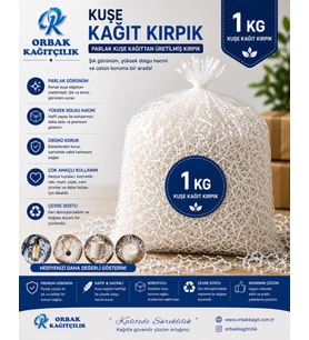 Kuşe Kâğıt Kırpık Dolgu 1000 gr Hediyelik Kutu, Paketleme ve Dekorasyon