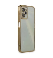 Realme C35 Kılıf  Lensli  - Gold